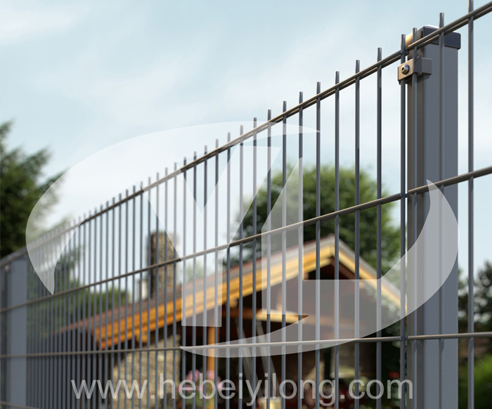 2D Panel  Double wire  welded panel fence